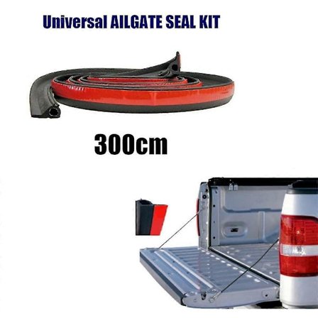 3/5m Liimattava Universaali Tiivistenauha Lava-auton Lavalle Kumisella Takaluukun Tiivistesarjalla Yhteensopiva Toyota Yhteensopiva Hilux Sr5 -Perfet