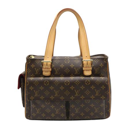Louis Vuitton Vintage, Louis Vuitton Multpli Cité Tote in Brown Canvas Bruin, Dames, Maat:ONE Size