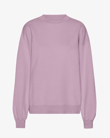 Organic Oversized Crew - Pearly Purple