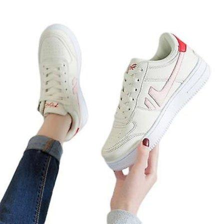 Färgblock Sneakers Dam Air Kompatibel medce Dekonstruerade Sneakers