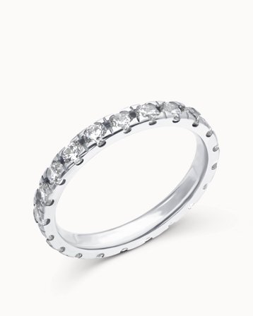 Eternity Ring Linnea 950 Platinum 2mm - Engagement Rings & Wedding Rings from Vanbruun