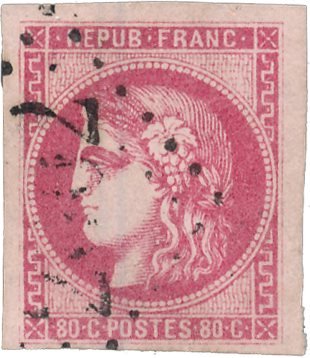 Frankrig 1870 - YT 49 - Stemplet