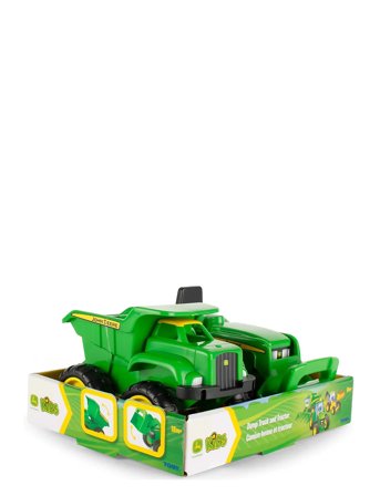 John Deere Mini Sandbox Tractor And Dump Truck Set Green MAKI