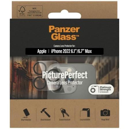 Karkaistu lasi kameran n yt nsuoja iPhone 14/14 Plus PanzerGlass Gennemsigtig