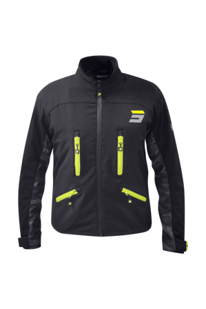 Geacă Enduro Shot Climatic negru/galben neon XL