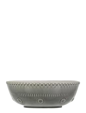 Daisy Saladsbowl 23 Cm Home Tableware Bowls Salad Bowls Harmaa PotteryJo