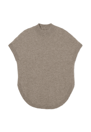 Wera Ulljumper med holkärm DESSI Stickat Brun S