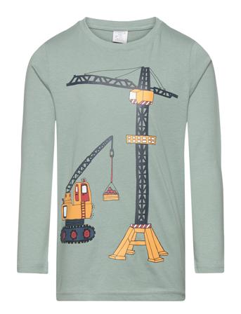 Top Ls Front Digger T-shirts Long-sleeved T-shirts Grønn Lindex*Betinget Tilbud