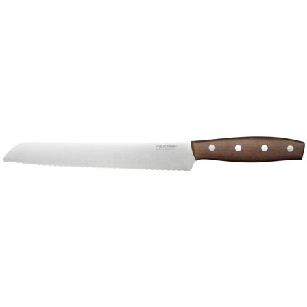 Fiskars Folken brødkniv 21 cm - Rustfrit stål, træ | KitchenOne