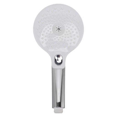 Tre-funktions vandbesparende brusehoved til hjemmebadeværelse silikone badebrusehoved