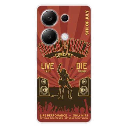 Siliconefodral - Kompatibel med Xiaomi Redmi Note 13 Pro 4G - rock and roll design