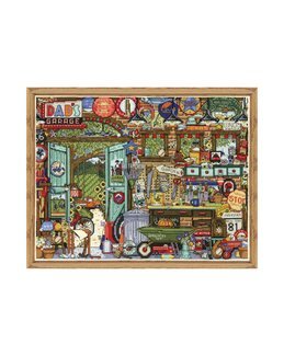 Broderikit Billede Garage - Design Works Crafts
