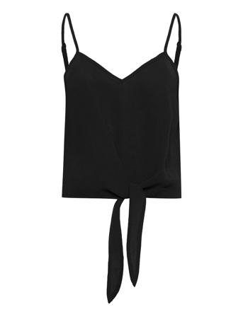 Onlnova Lux Knot Singlet Solid Ptm Black ONLY
