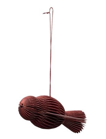 Deko 'Bird' Home Decoration Christmas Decoration Christmas Baubles & Tree Accessories Punainen Broste Copenhagen