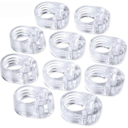 Dørstoppere, 10 stk. Gummi Dør Nivellerende Silikon Dørstopper, Dørstoppere Dørhåndtak Stopper Dør Bumper Veggbeskytter Blokker Dør Anti-Håndtak