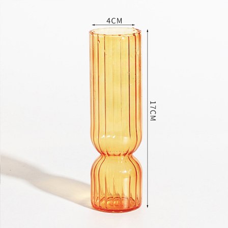 Nordic Glass Vase Små Glass Vaser Blomsteroppsats Hjem Gla