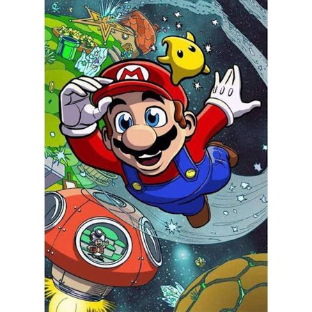 Diamond Painting / Diamantmålning 30x40cm - Super Mario