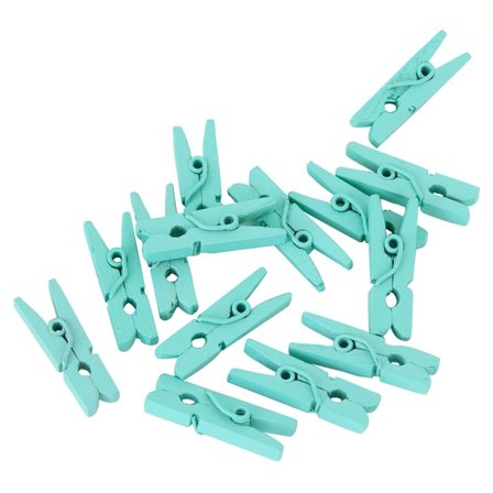 Mini Tøjklemmer Mintgrønne