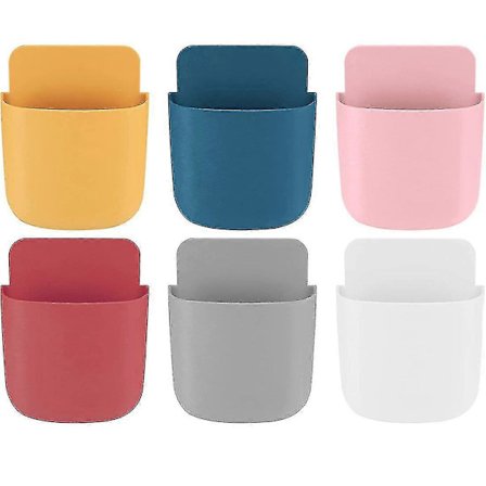 Fjernkontrollholdere Veggmontert, Selvklebende Fjernkontrollholder, Oppbevaring Mobiltelefon TV Fjernkontrollholder, 3 stk. D-