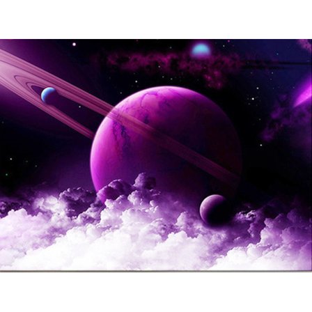 30x40cm 5D DIY Diamantmaleri Fullt, Kosmisk Serie#O, DIY Diamant