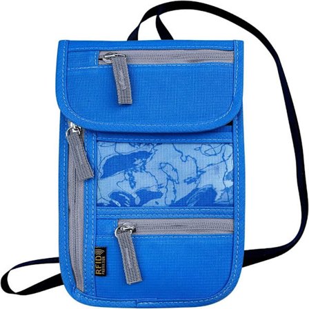 Passhållare Halspåse Passväska BLÅ - high quality