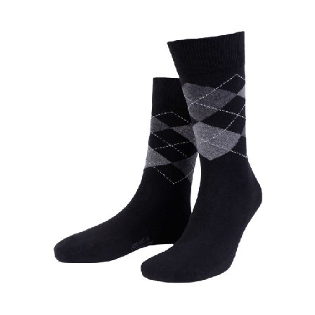 Amanda Christensen True Ankle Argyle Sock Strumpor Herr Svart 43-46