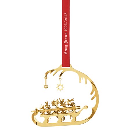 Georg jensen Georg Jensen CC 1995/2025 Joulukoriste, 18K kultapinnoite