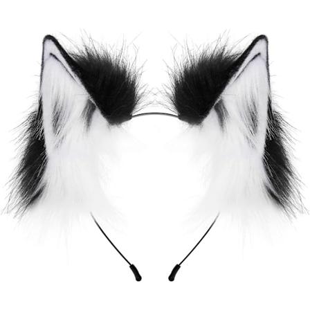 Turkkiset Korvat Hiuksiin P panta Susi El in Anime Halloween Cosplay Puku