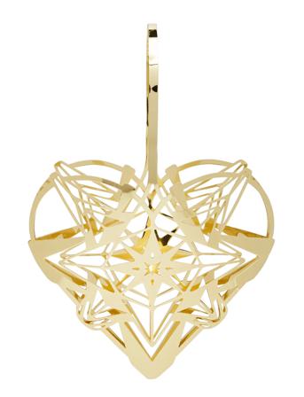 Hjerte Home Decoration Christmas Decoration Christmas Baubles & Tree Accessories Gull Rosendahl