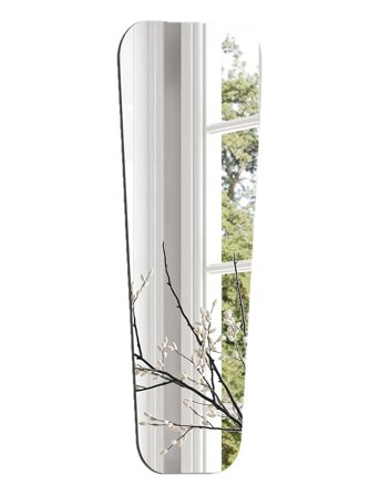 Incado Trapeze Mirror - Silver - 55X155CM