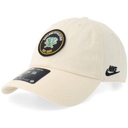 Nike MLB - MLB Beige unconstructed Cap - Oakland Athletics Club Natural Dad Cap @ Hatstore