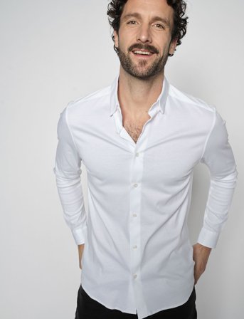 Mos Mosh Gallery Mmgmarco Jersey Shirt - White - M