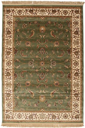 Sarina 160X230 Verde Triángulo Alfombra