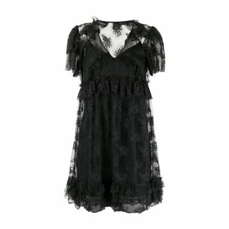 Pinko Midi Kjole Sort, Dame