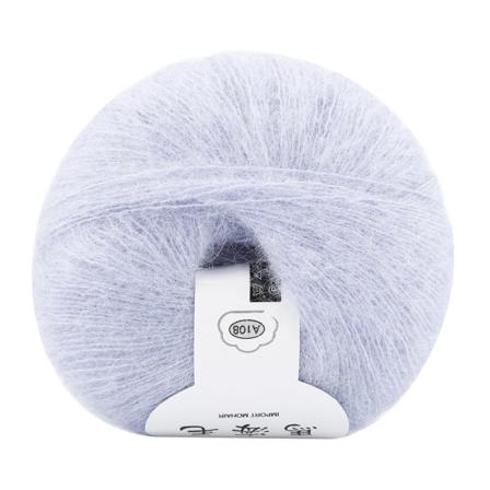 Myk mohair strikkeull garn DIY sjal skjerf Hekletråd (grå)