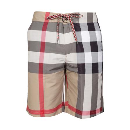 Burberry, Swimwear Beige, Heren, Maat:L,polyester