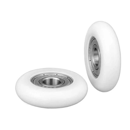 Romaskinehjul 8x40x10mm Rund POM-rulle Kompatibel til Romaskine BSR62840-10