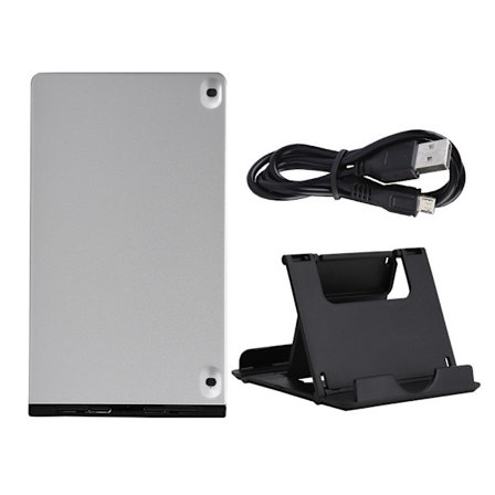 Hopfällbart Mini Portabelt Trådlöst Bluetooth-tangentbord Universellt För Telefon Tablet PC(Silver)