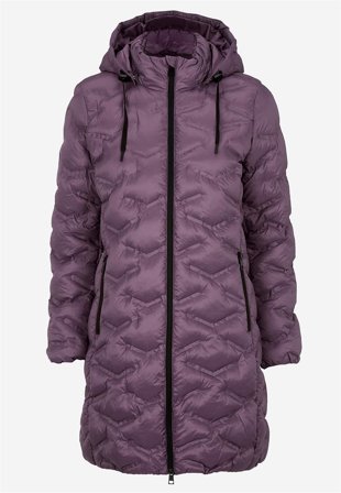 Cellbes of Sweden - Jacka med huva - dimlila - för damer - 38/40