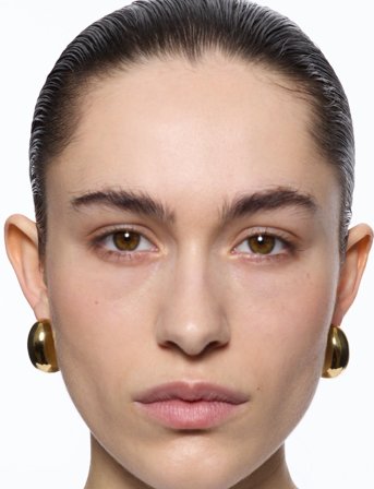 Maria Black Tryvann Dome Earring - Pair - Gold - ONE SIZE