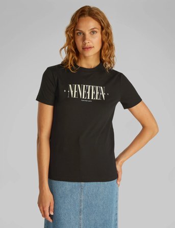 Calvin Klein Jeans 19 Graphic Reg Tee - Black - M