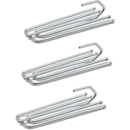 30 tykke gardinkroker - kraftige kroker for gardiner med plissétopp og mer