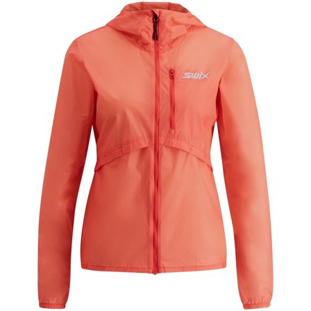 Swix Pace Wind Light Hooded Jacket W Cayenne