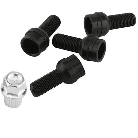 Pyörän pultit sarja 4+1 pyörän pultit avaimella Golf4 MK4 B5 1998