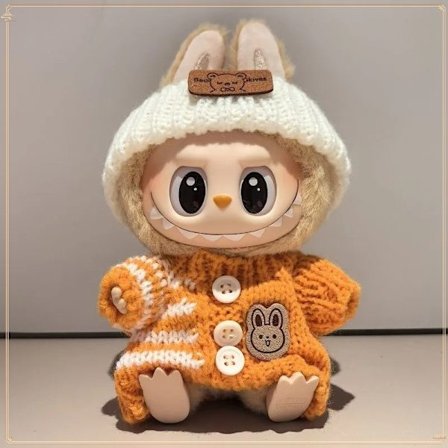 17 cm s Doll Hættetrøjetøj - Farverigt tilbehør til Monster s Blind Box Dolls