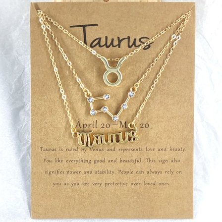 3st/ Set Kartong Stjärntecken Hänge 12 Constellation Ch L