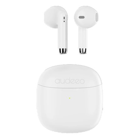 Audeeo Orbiter II Bluetooth 5.4 TWS in-ear-hörlurar – Vit