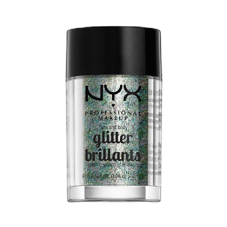 NYX Professional Makeup Face & Body Glitter Puder Dam Blå 2,5 G
