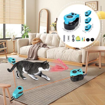 Katt Leksaker Hjul Tränare Ny Katt Löpband för Inomhus Justerbar Hastighet