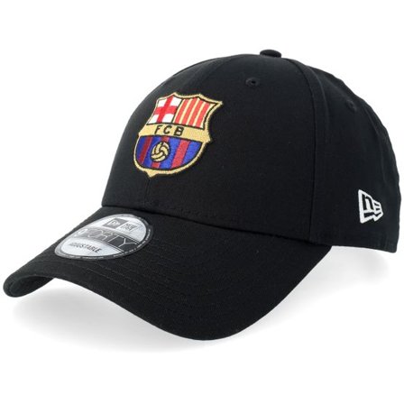 New Era - Football Svart adjustable Keps - Barcelona Core 9FORTY Black Adjustable @ Hatstore